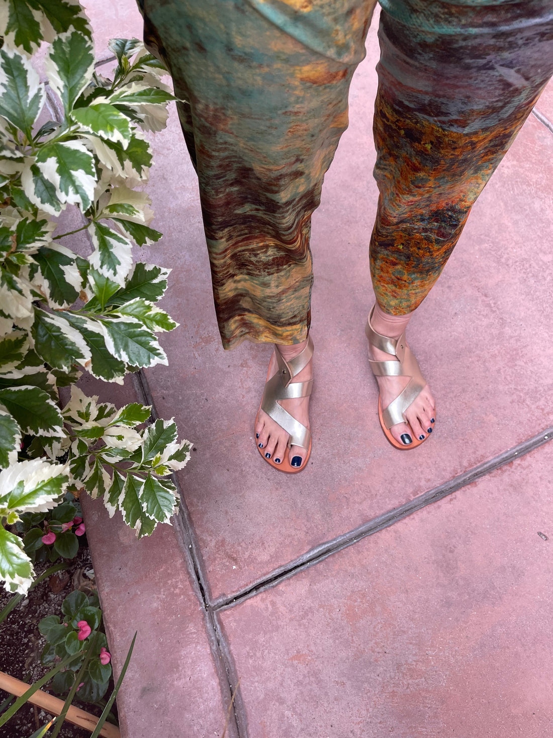 Ladies Vera Sandal - Gold Elegance