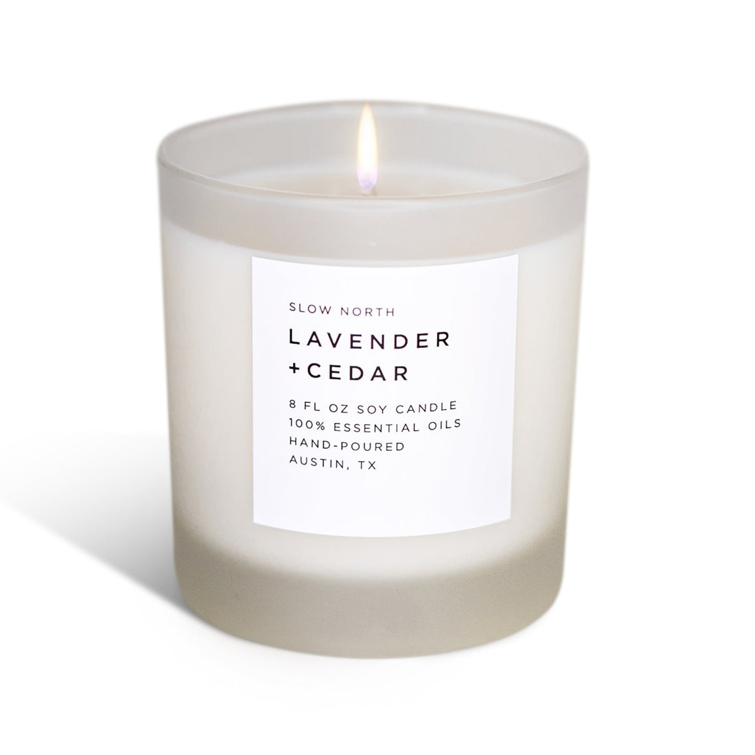 Lavender + Cedar Candle: Calm & Cozy