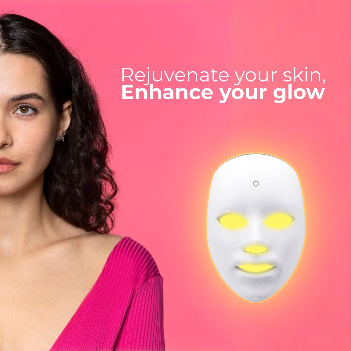 7-in-1 LED Light Therapy Face Mask – Advanced Skincare at Home