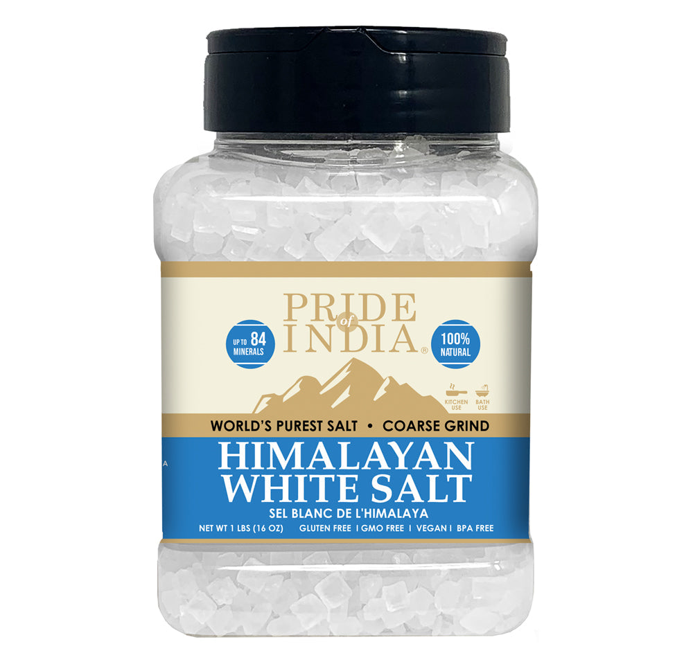 Himalayan White Rock Salt - Coarse Grind